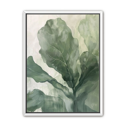 Sage leaves in pale light