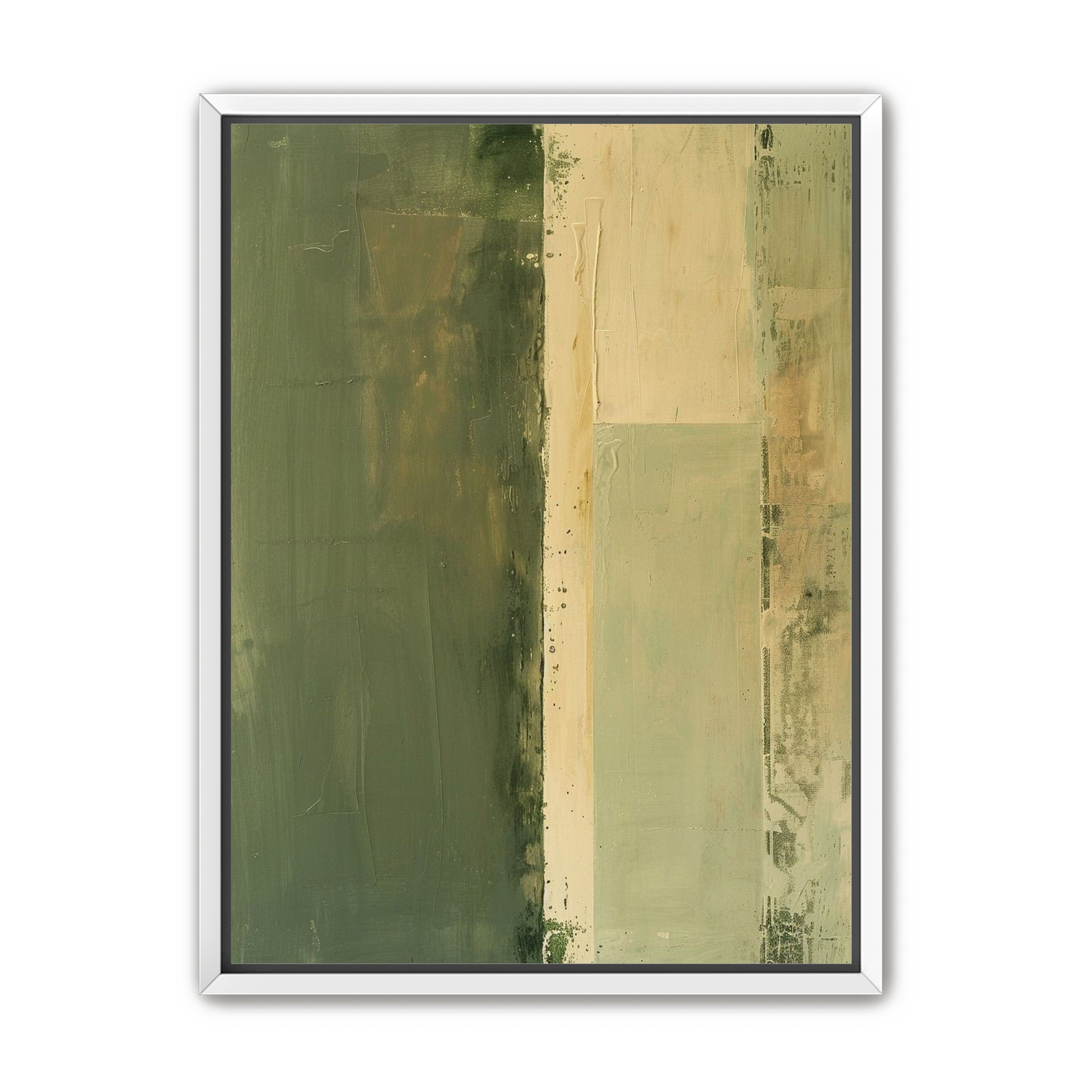 Pale seam in olive field