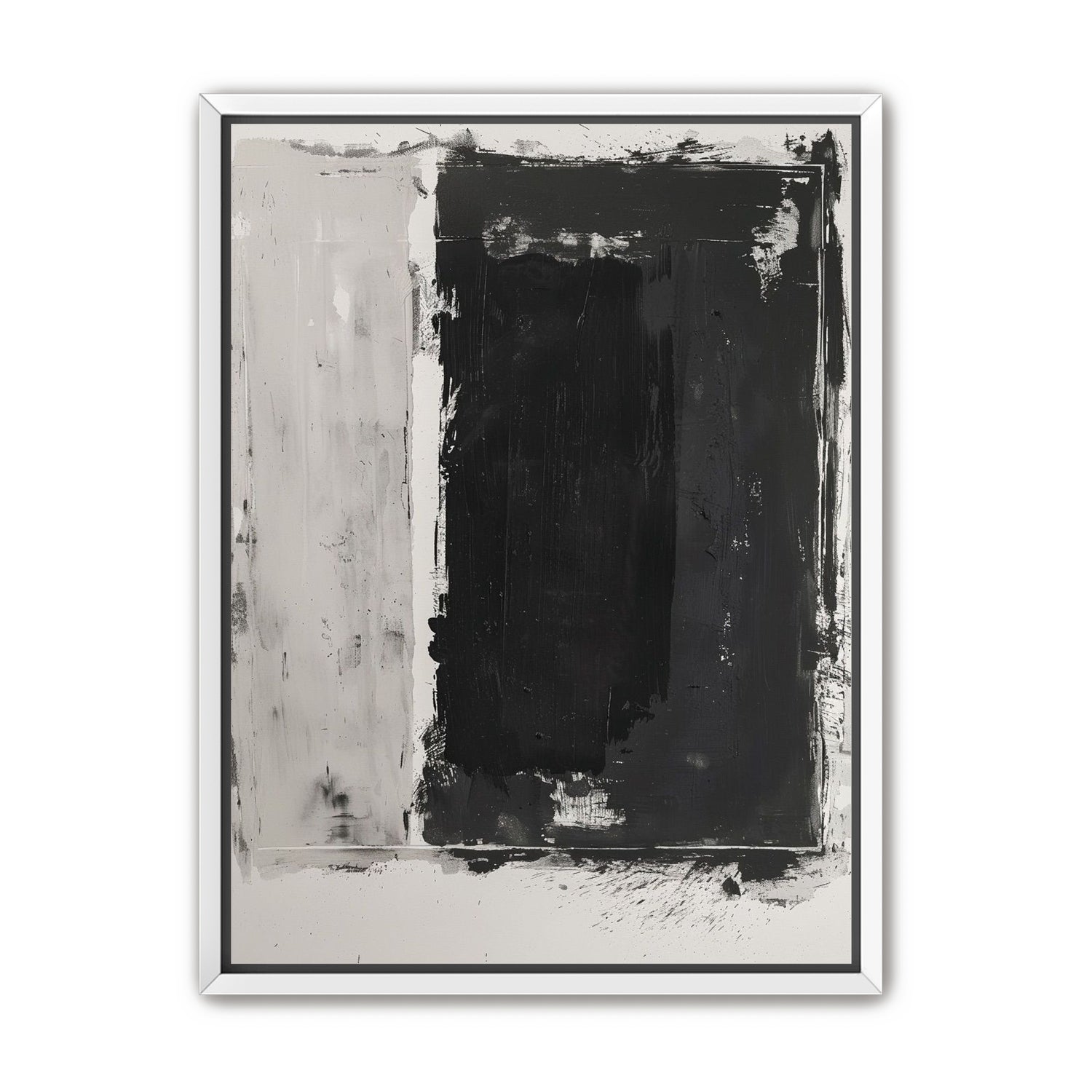Black weight on gray ground