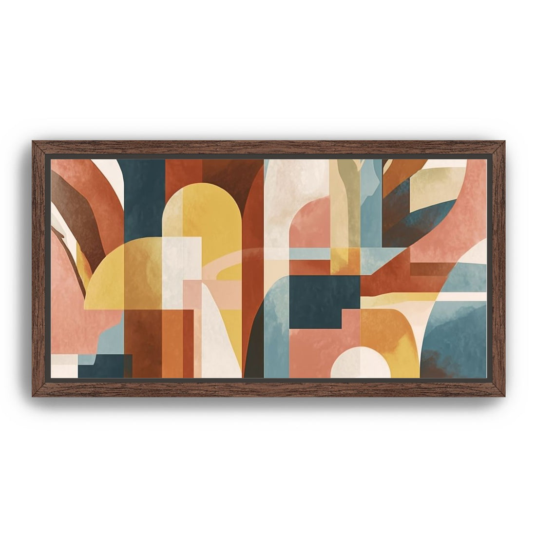 Ochre and Teal Held Apart