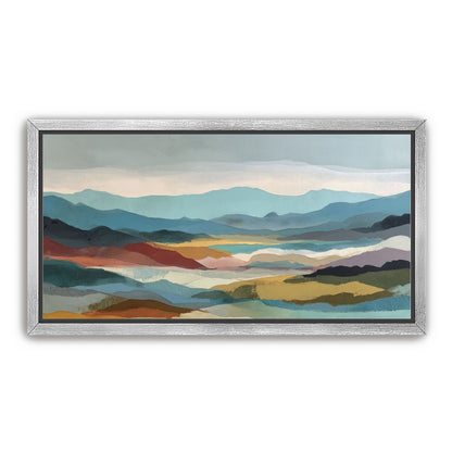 Layered Hills in Cool Bands