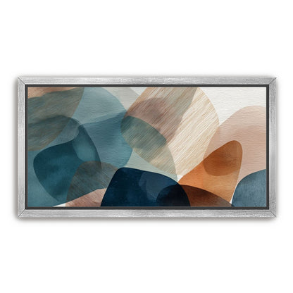 Translucent Ovals with Diagonal Grain