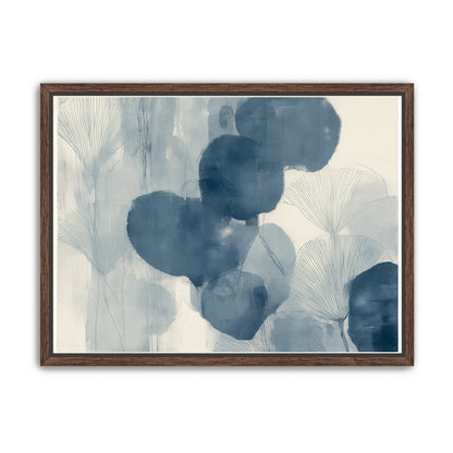 Dark leaves among pale fans