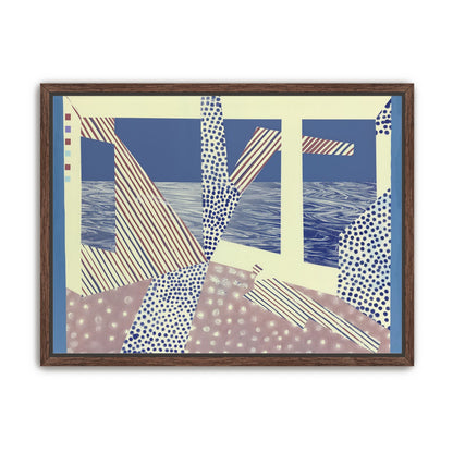 Stripes cut through dots
