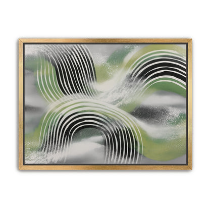 Stripes within the green haze