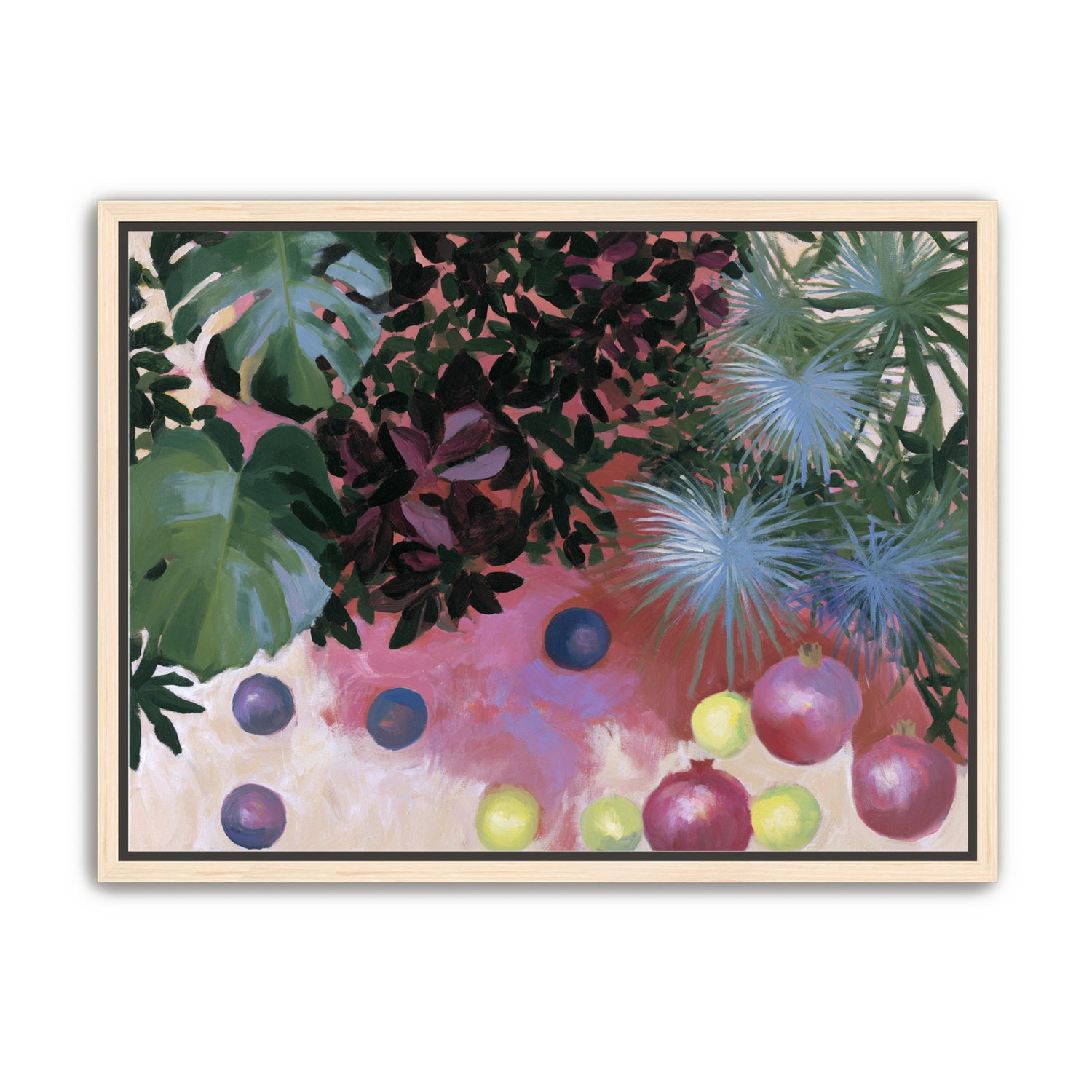 Fruit under heavy leaves