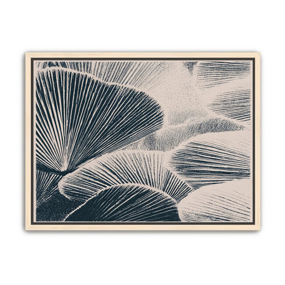 Ink shadows on palm fronds