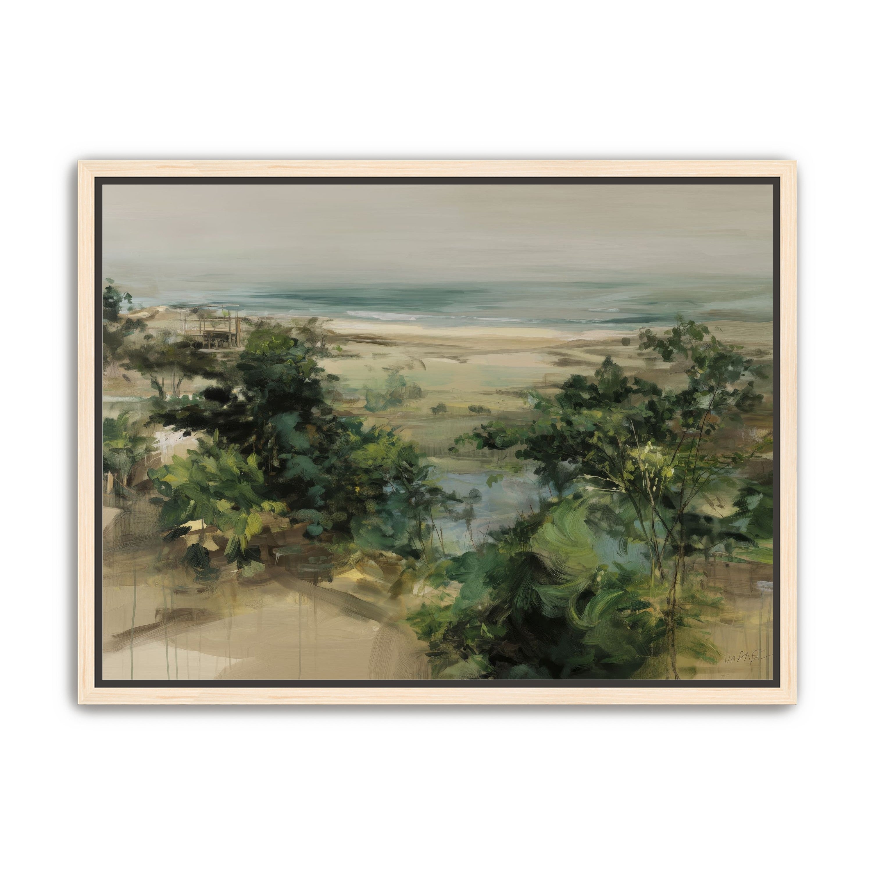Coastal Dunes with Trees