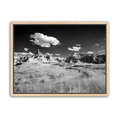 Badlands in Monochrome
