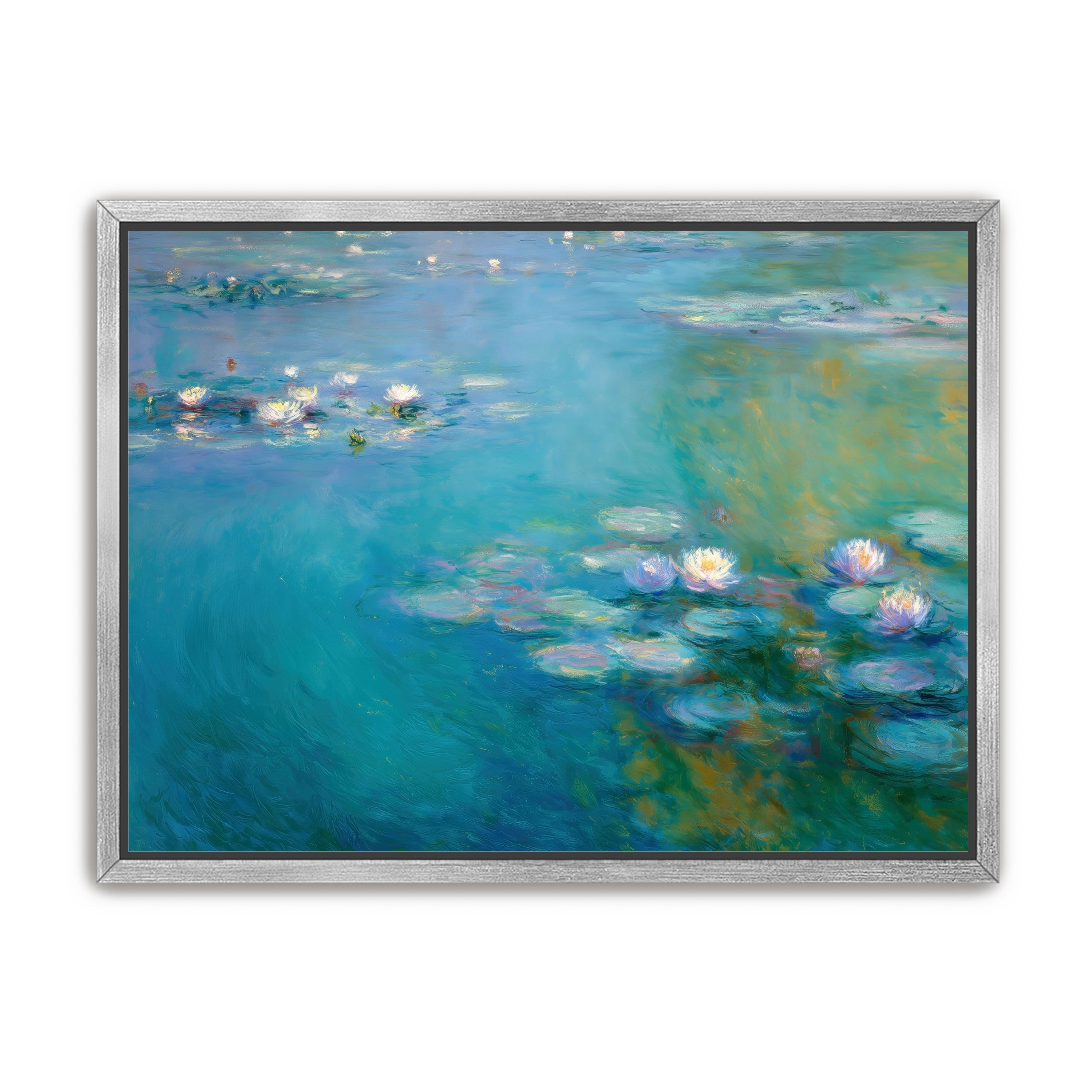 Still Water with Open Blossoms