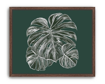 White veins on green field