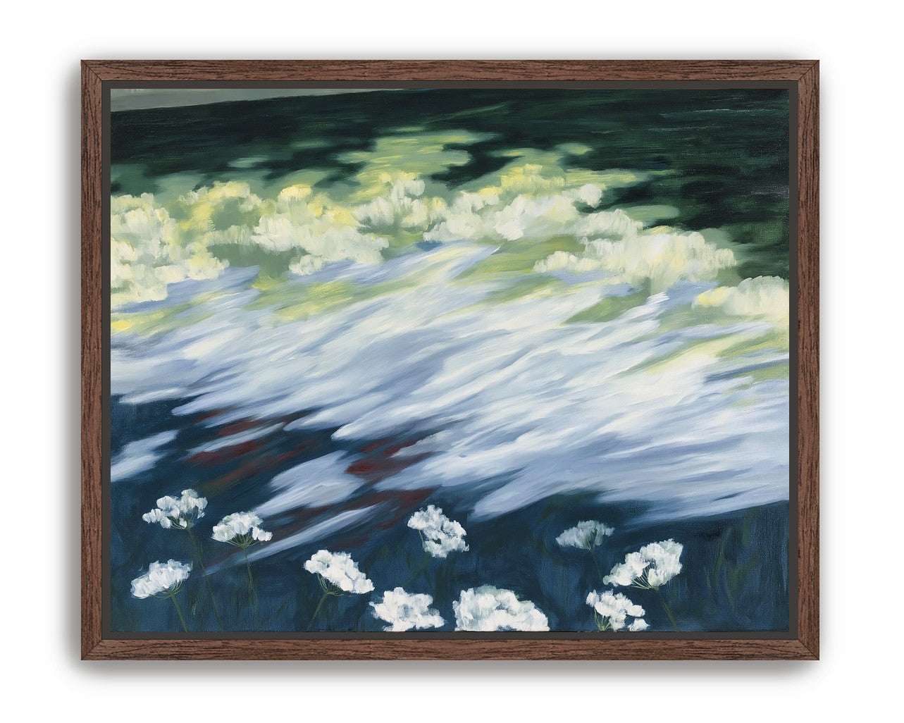 Wind skimming the wildflowers