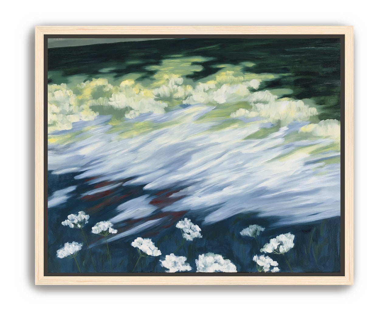 Wind skimming the wildflowers