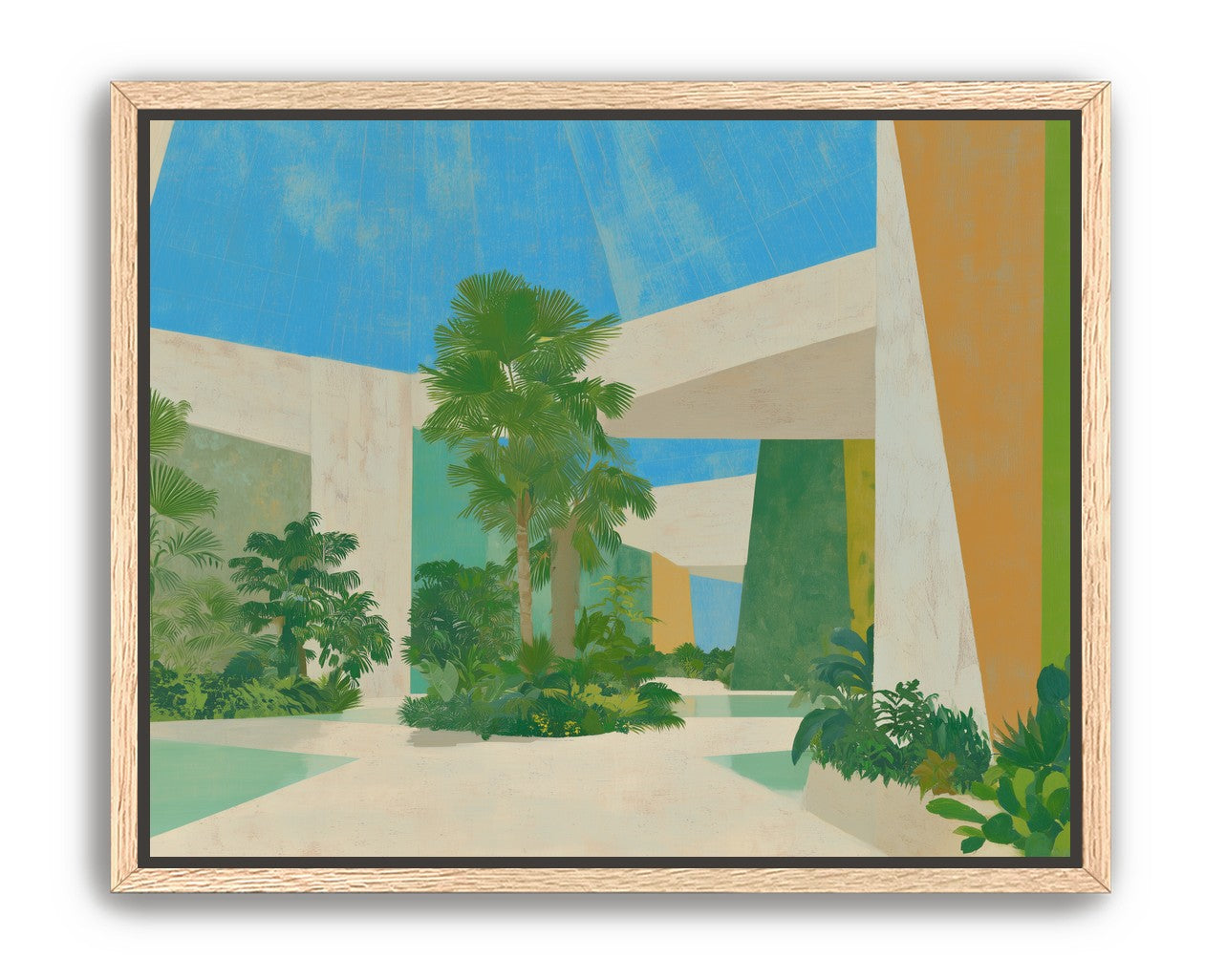 Palm shade in the atrium