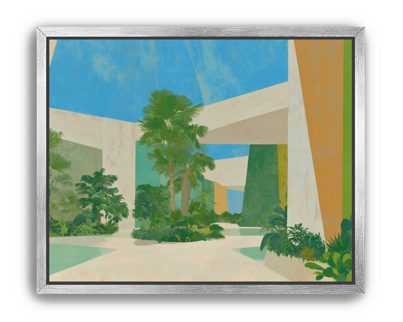 Palm shade in the atrium