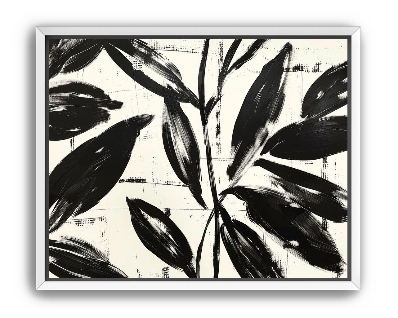 Leaves in black sweep