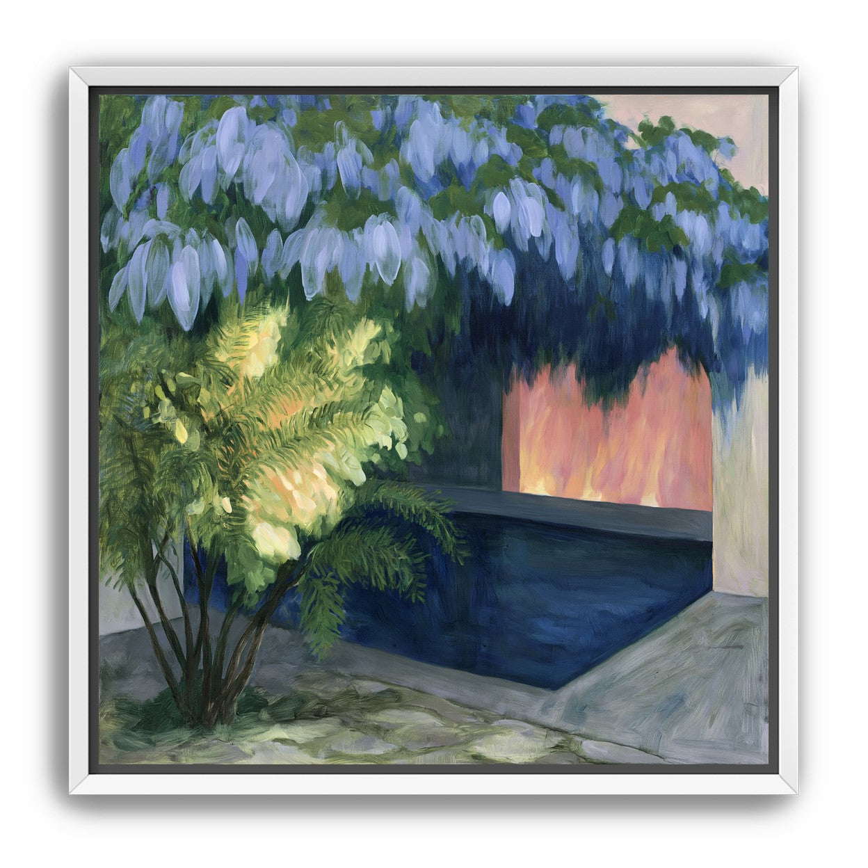 Warm door in the water