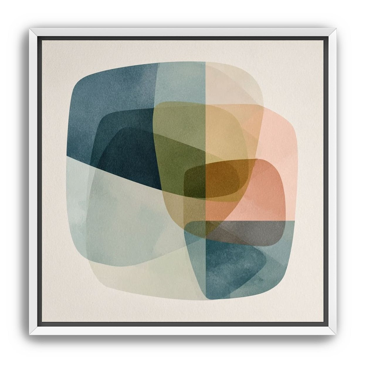 Muted layers within soft corners