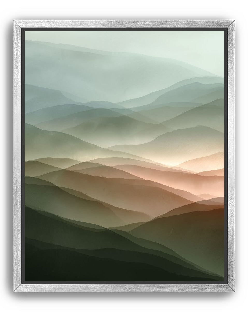 Mountains in Haze