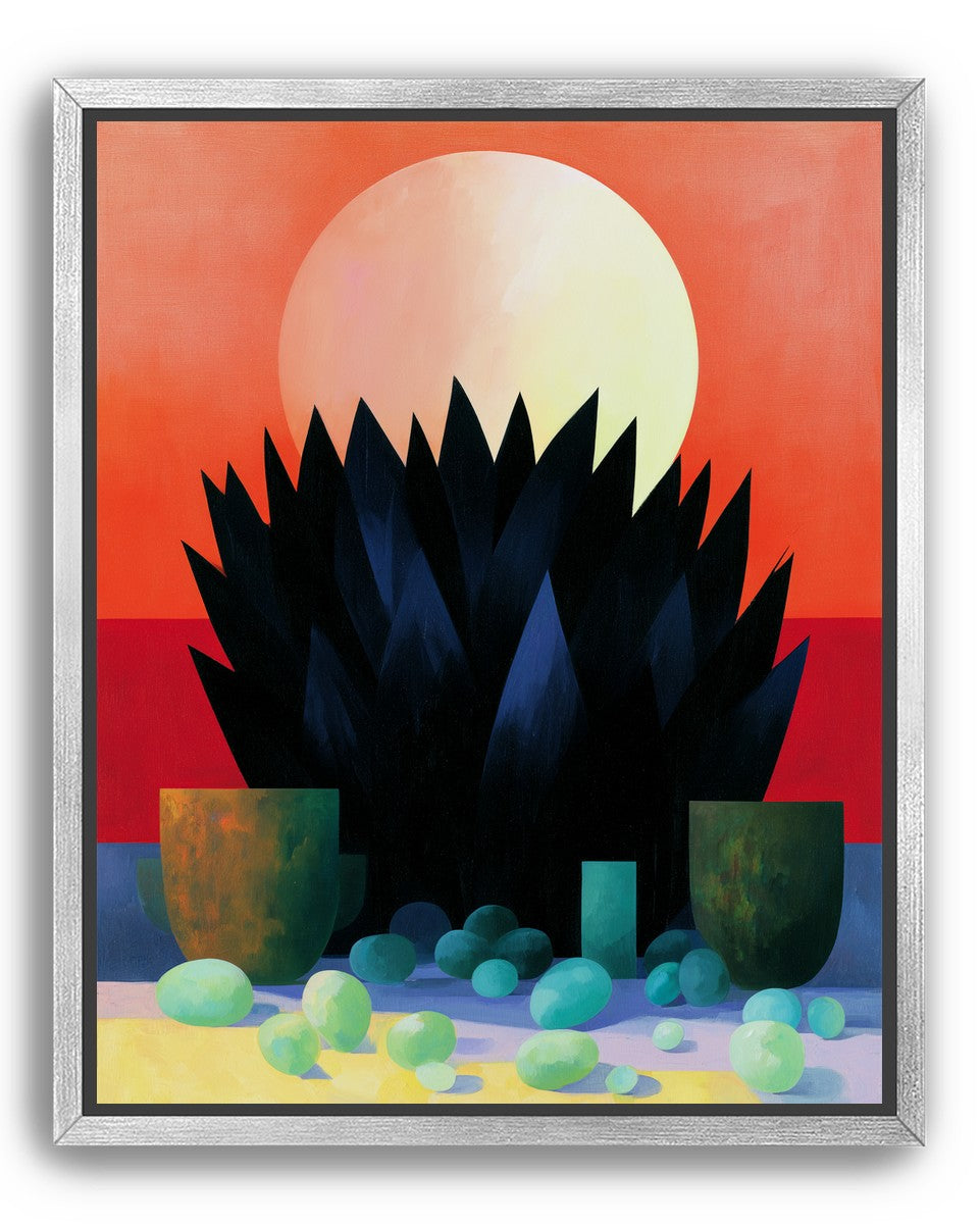 Fruit before the pale sun