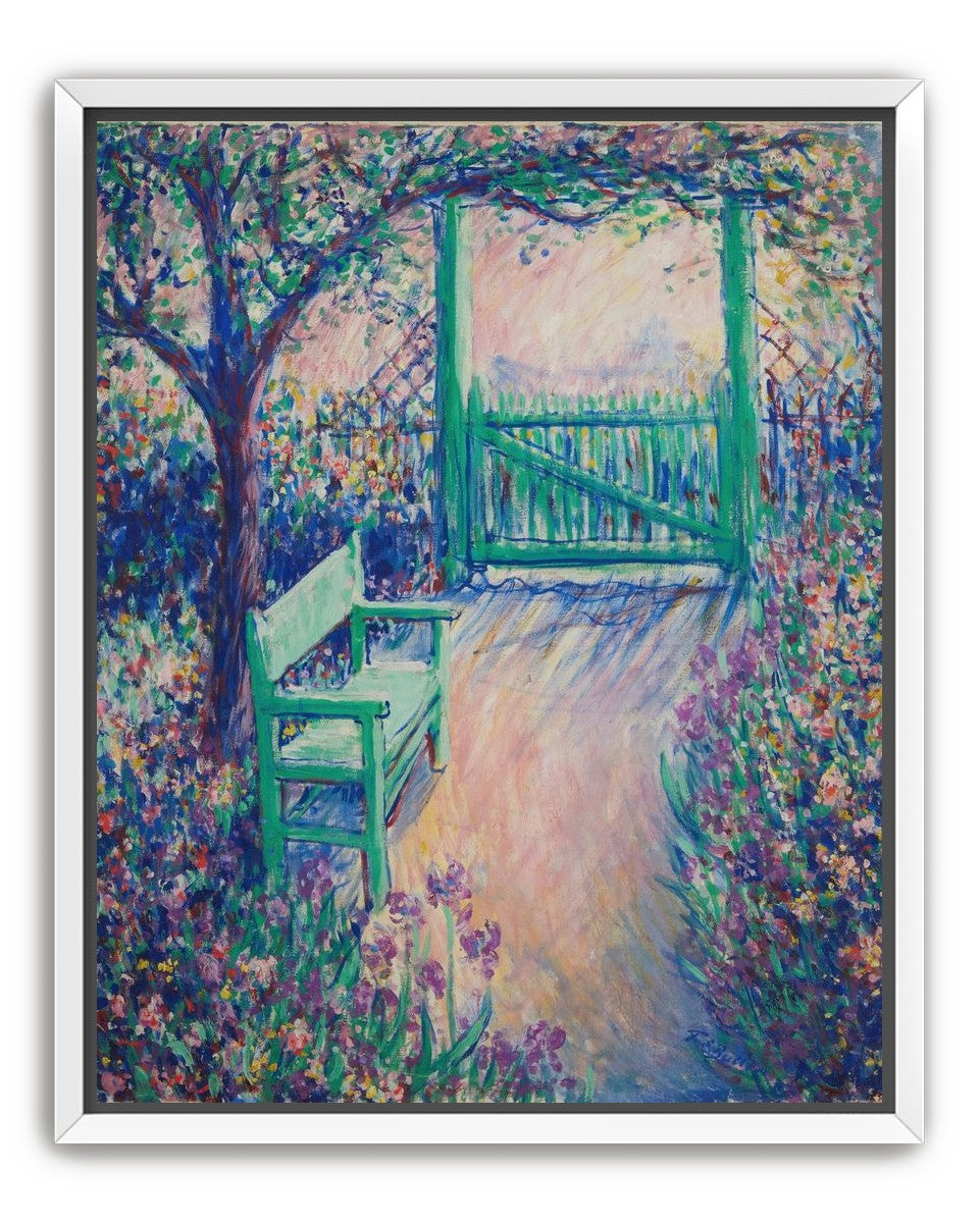 Green chair within the porch