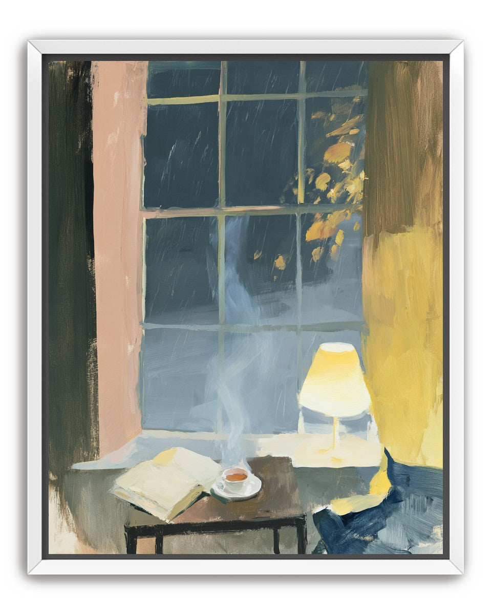 Steam in the windowlight