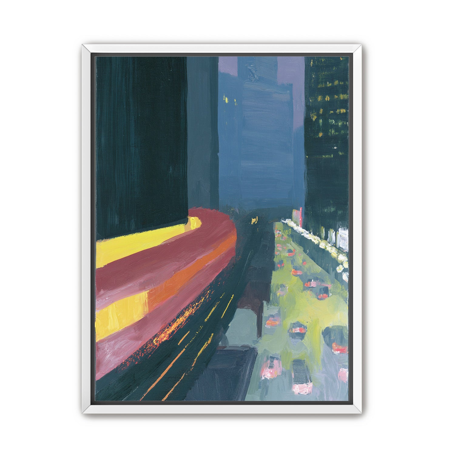 A bright bend downtown