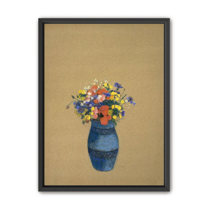 A quiet vase of wildflowers