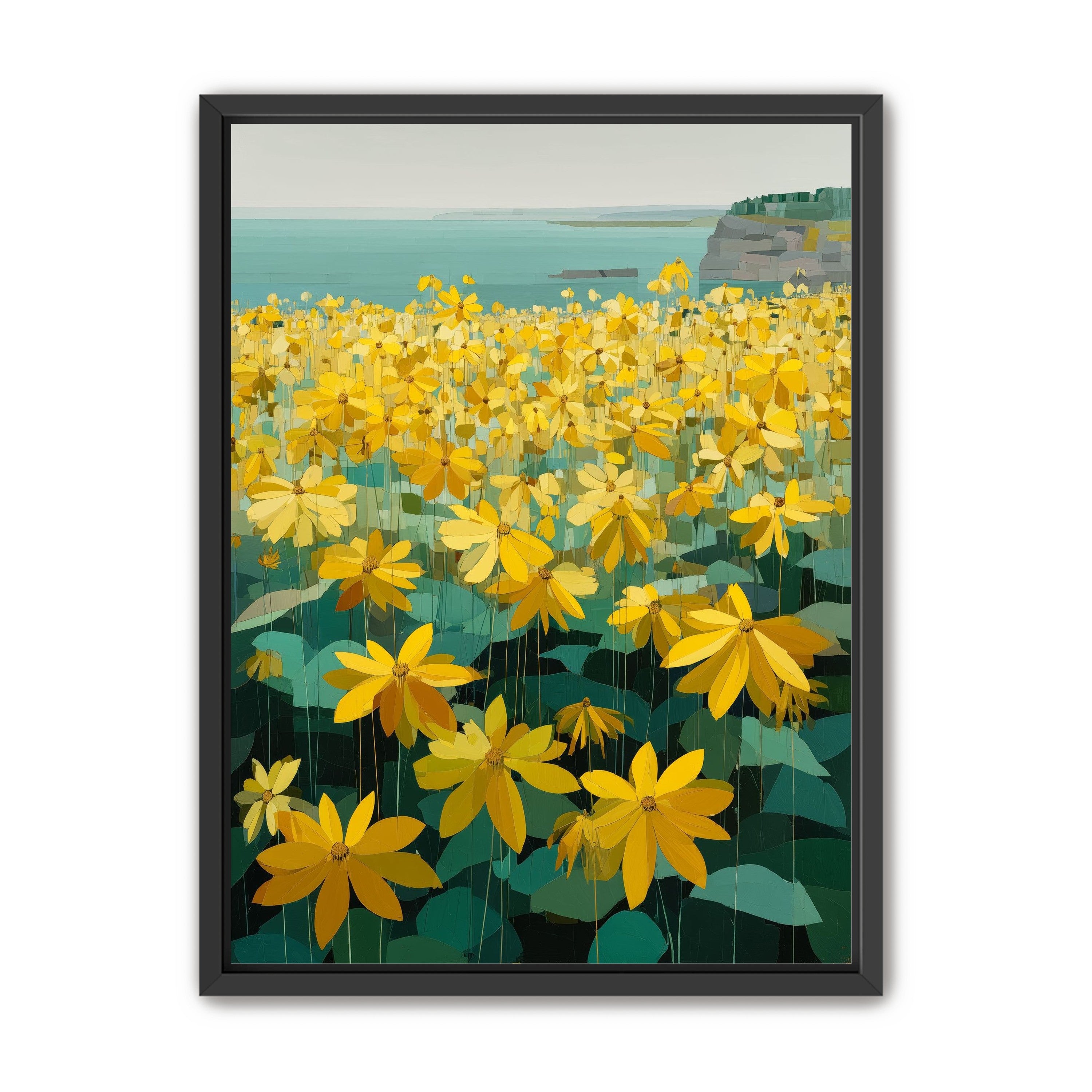 Flowers Along the Water