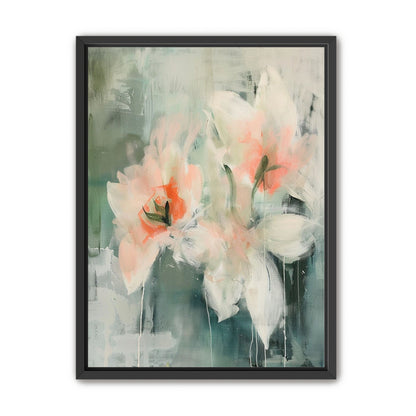 Pale blooms in quiet paint