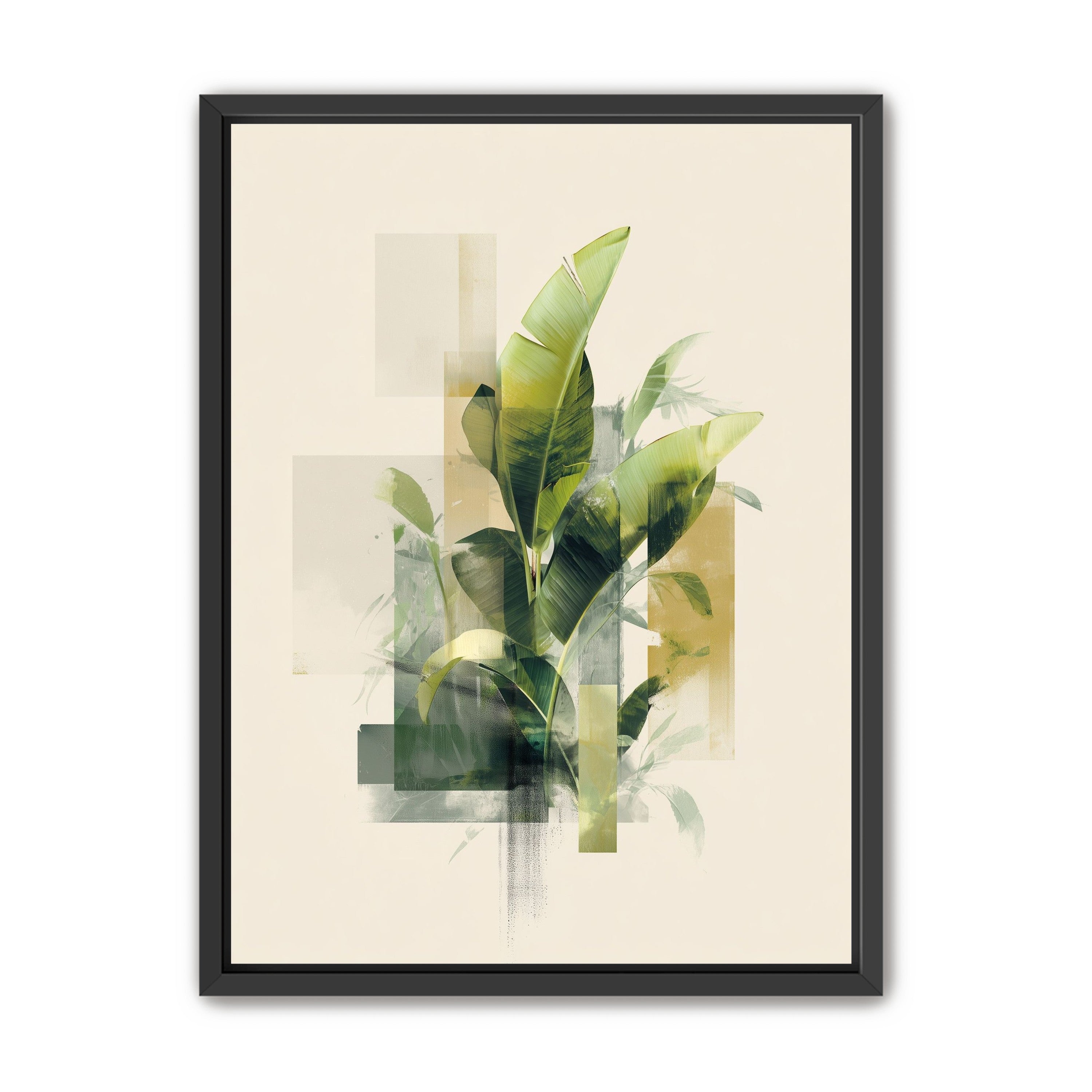 Leaves through quiet panels