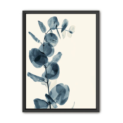 Blue leaves in quiet air