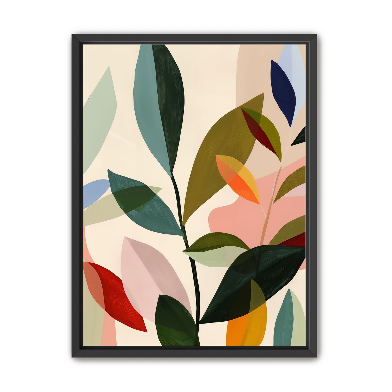 Cluster of Painted Leaves