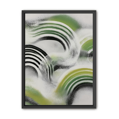 Green arcs across the haze