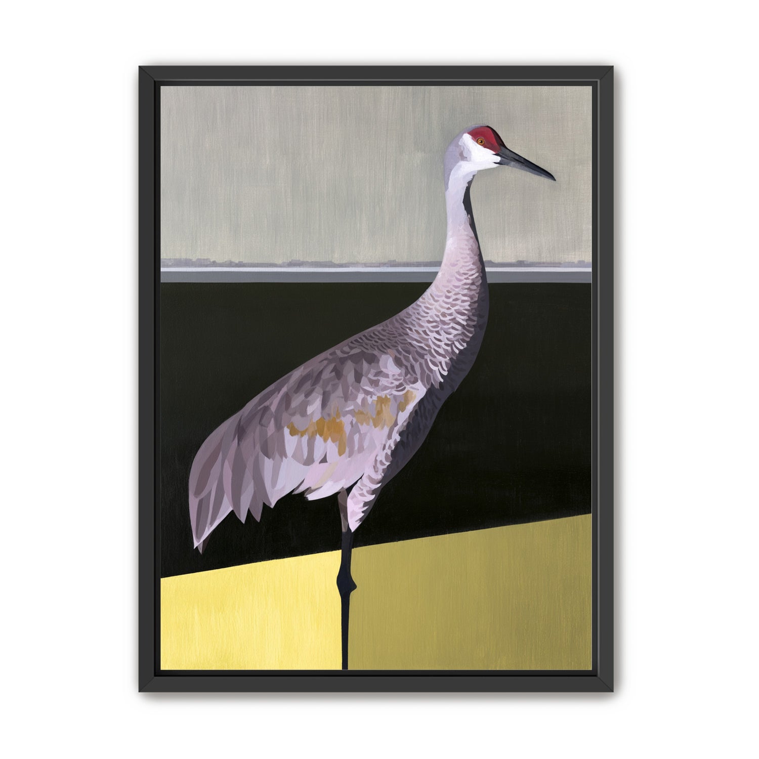 Crane at the hard horizon