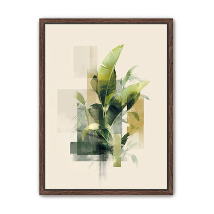 Leaves through quiet panels