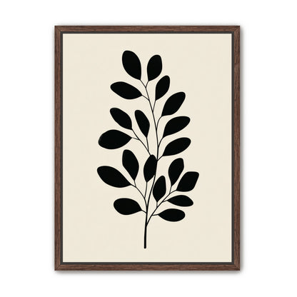 Plant Cutout on Cream