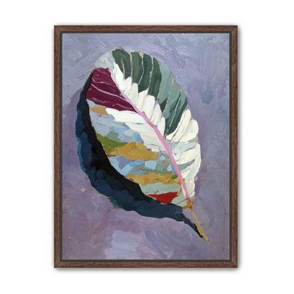 Leaf Form with Divided Color