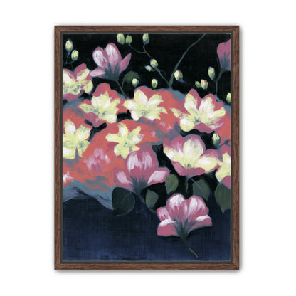 Flowers waking in the dark
