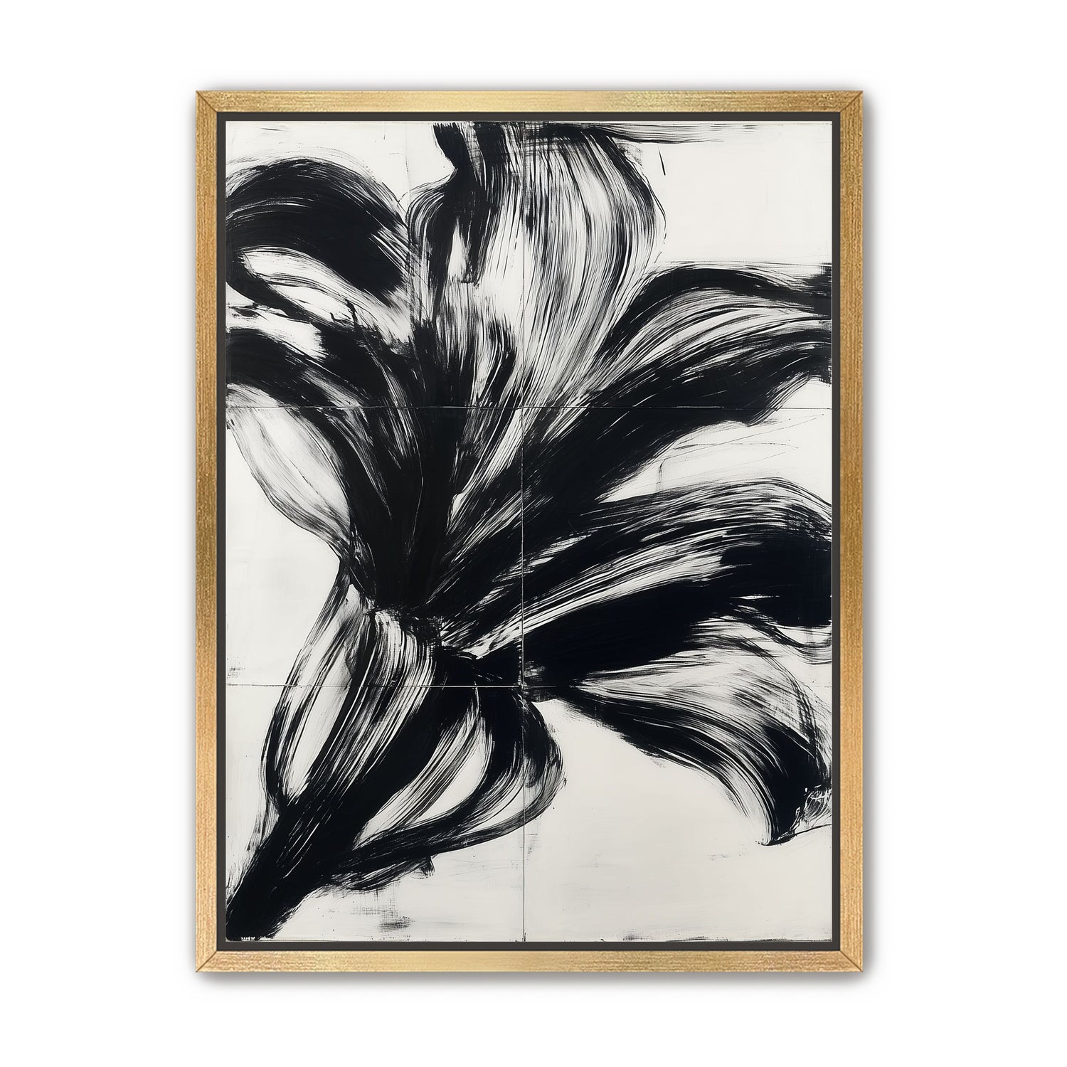 Black surge on white grid