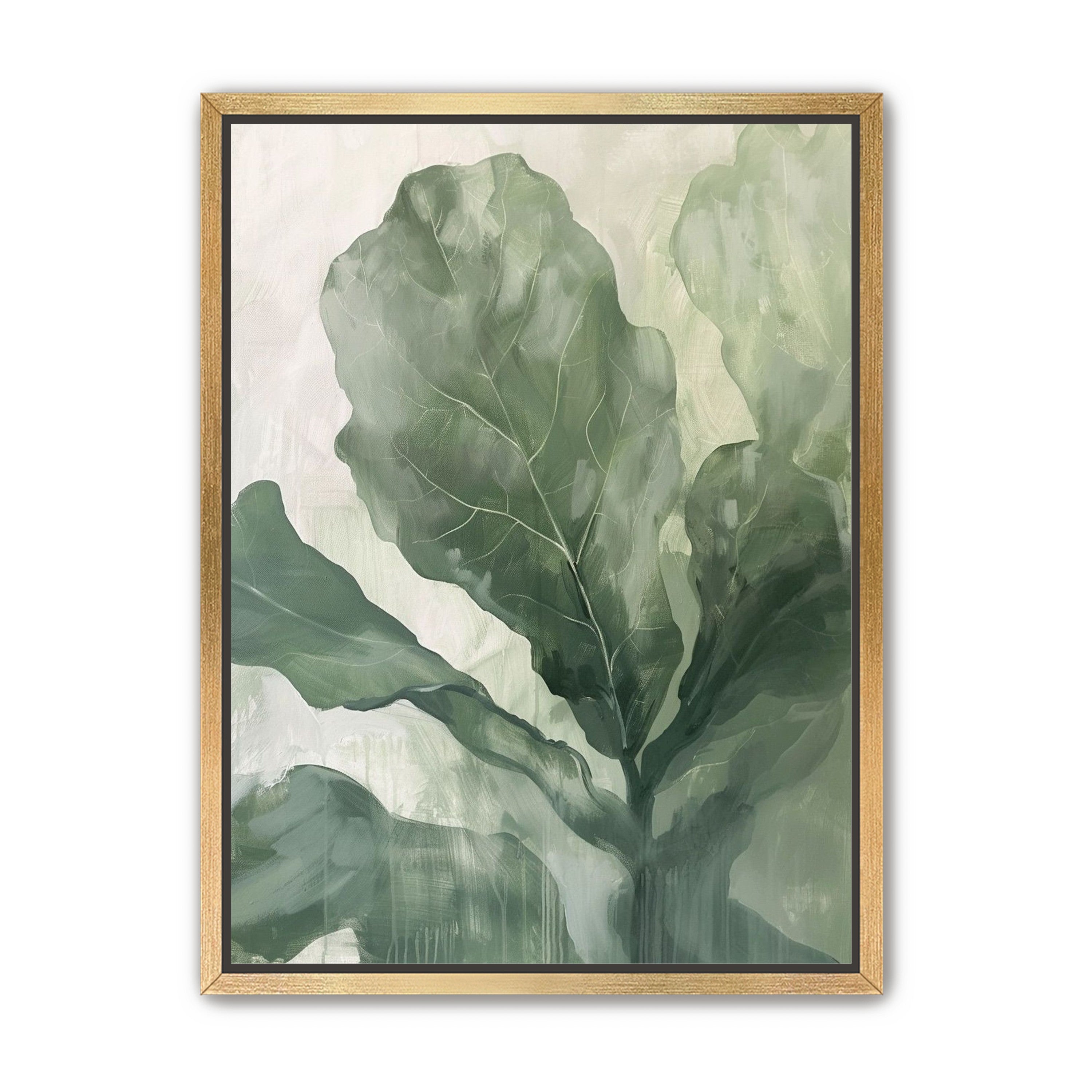 Sage leaves in pale light
