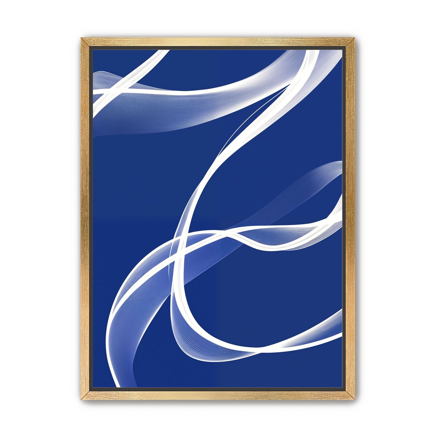 White Stroke on Blue 2