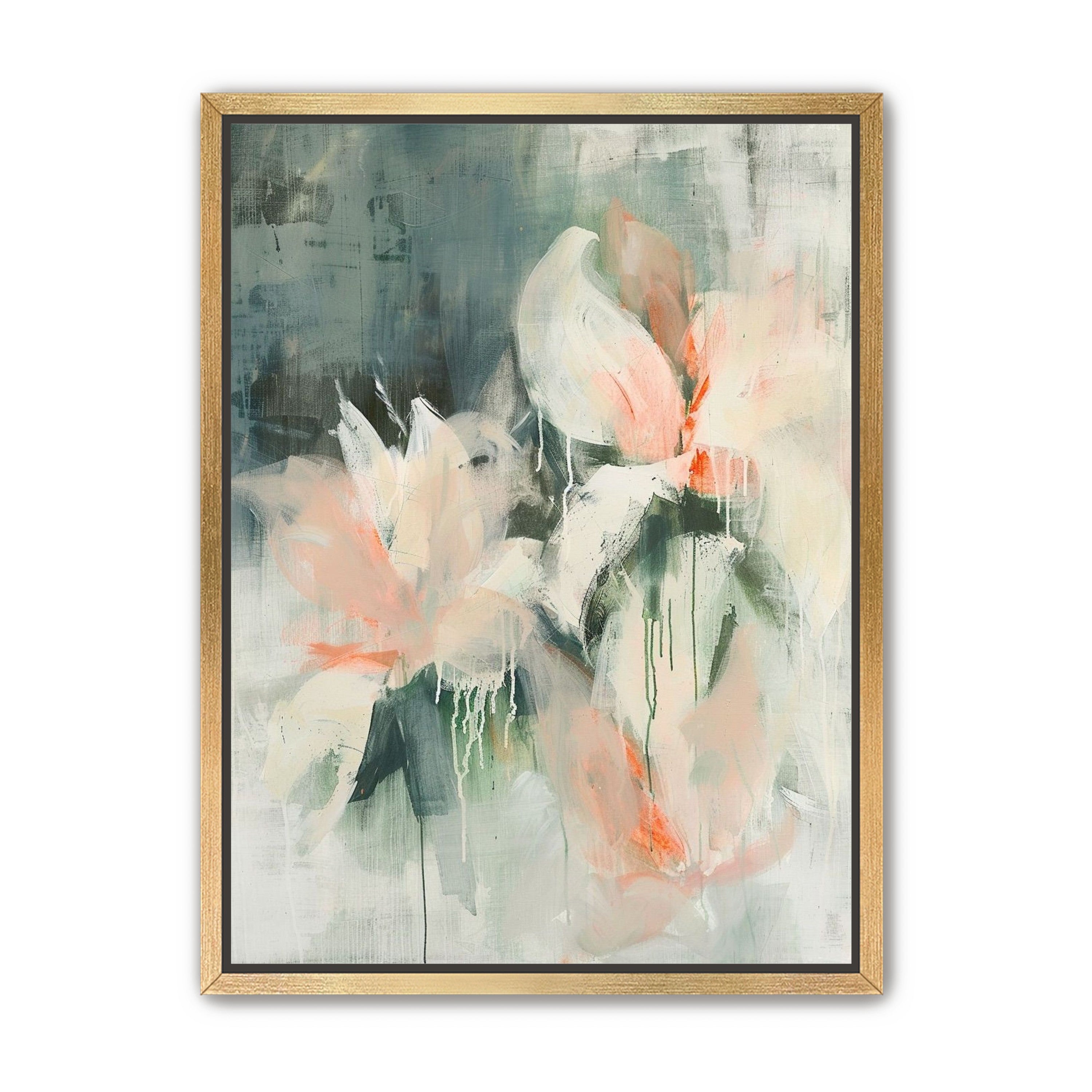 Drips on pale petals