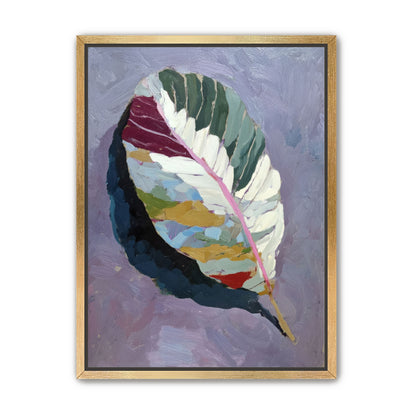 Leaf Form with Divided Color
