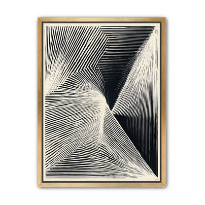Where the lines break inward