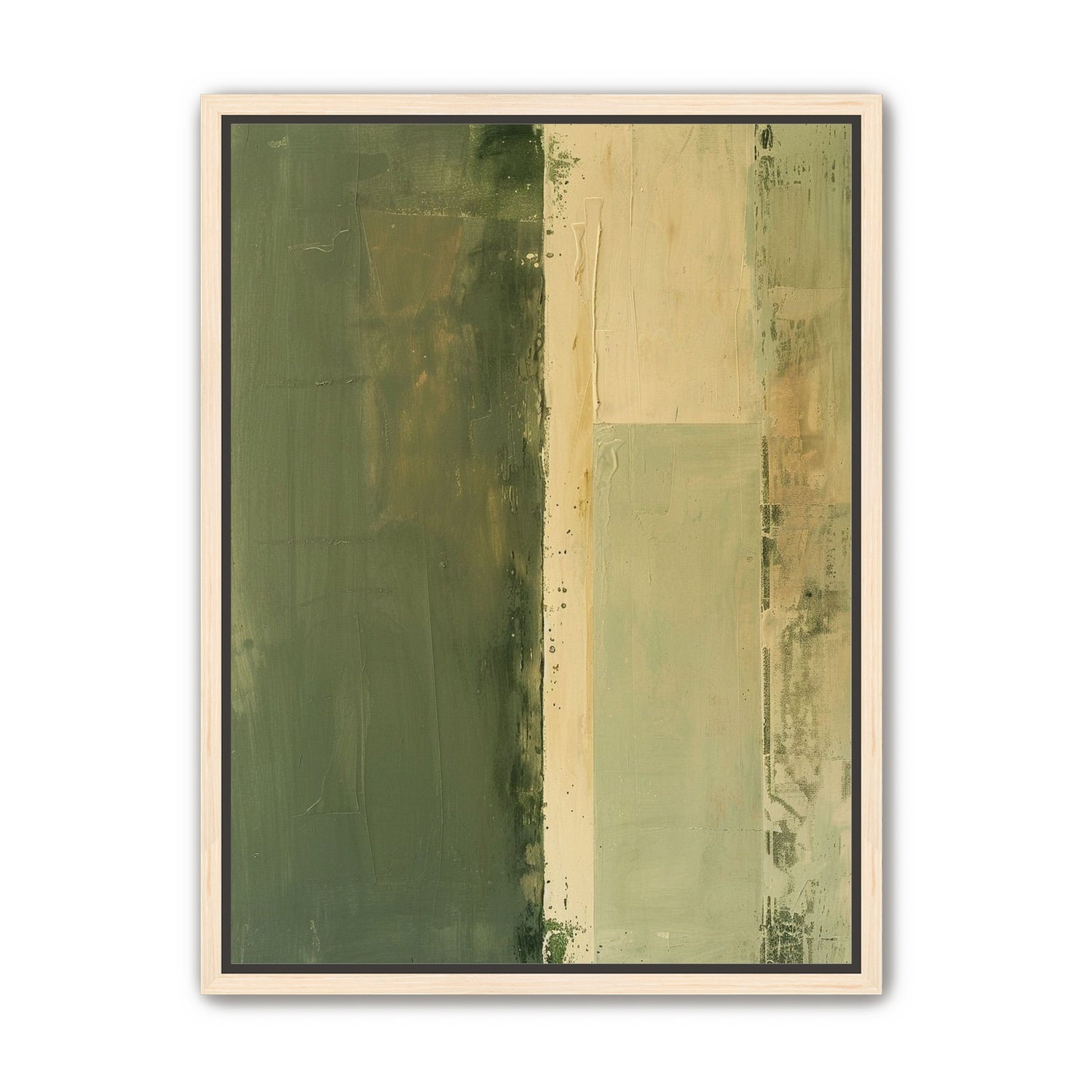 Pale seam in olive field