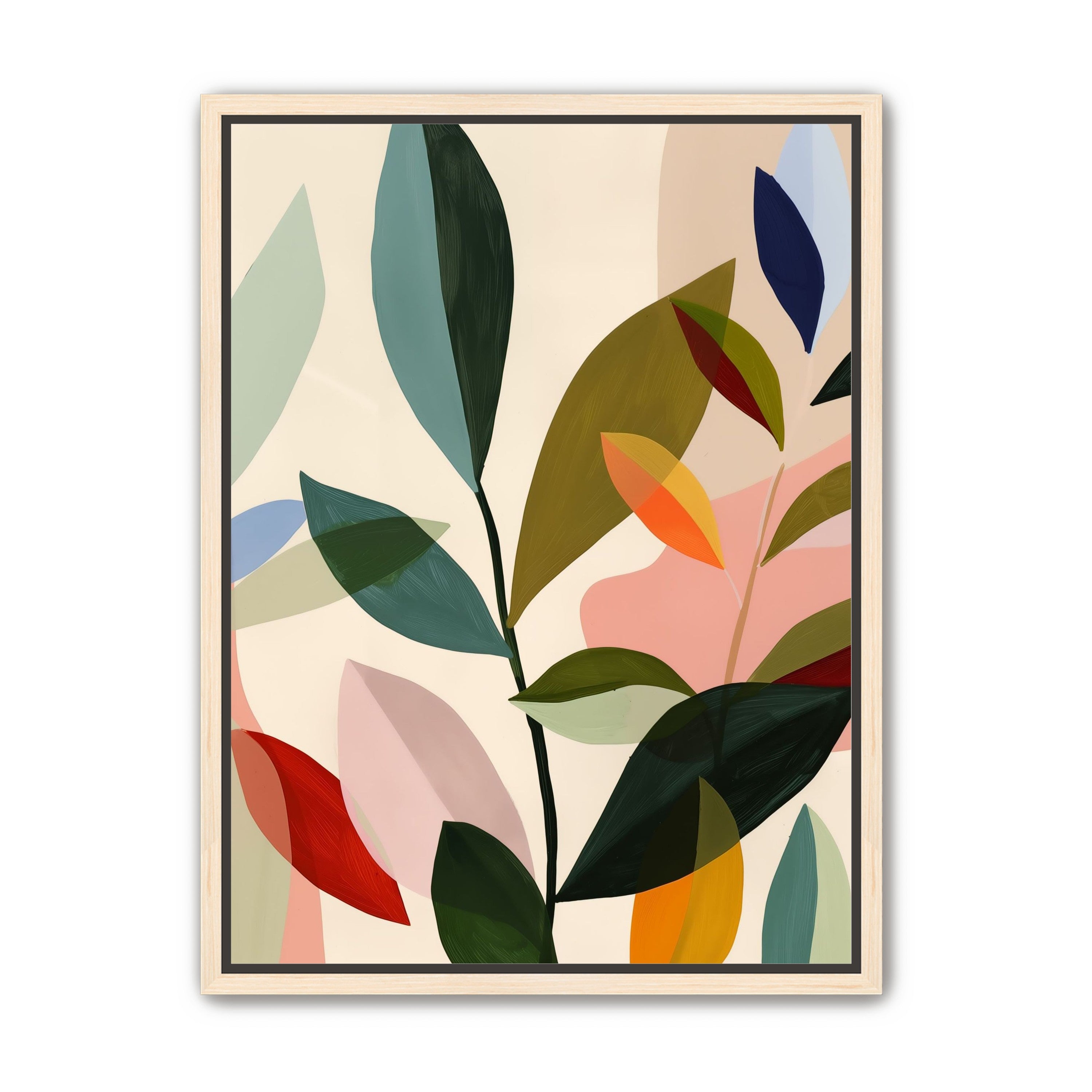 Cluster of Painted Leaves