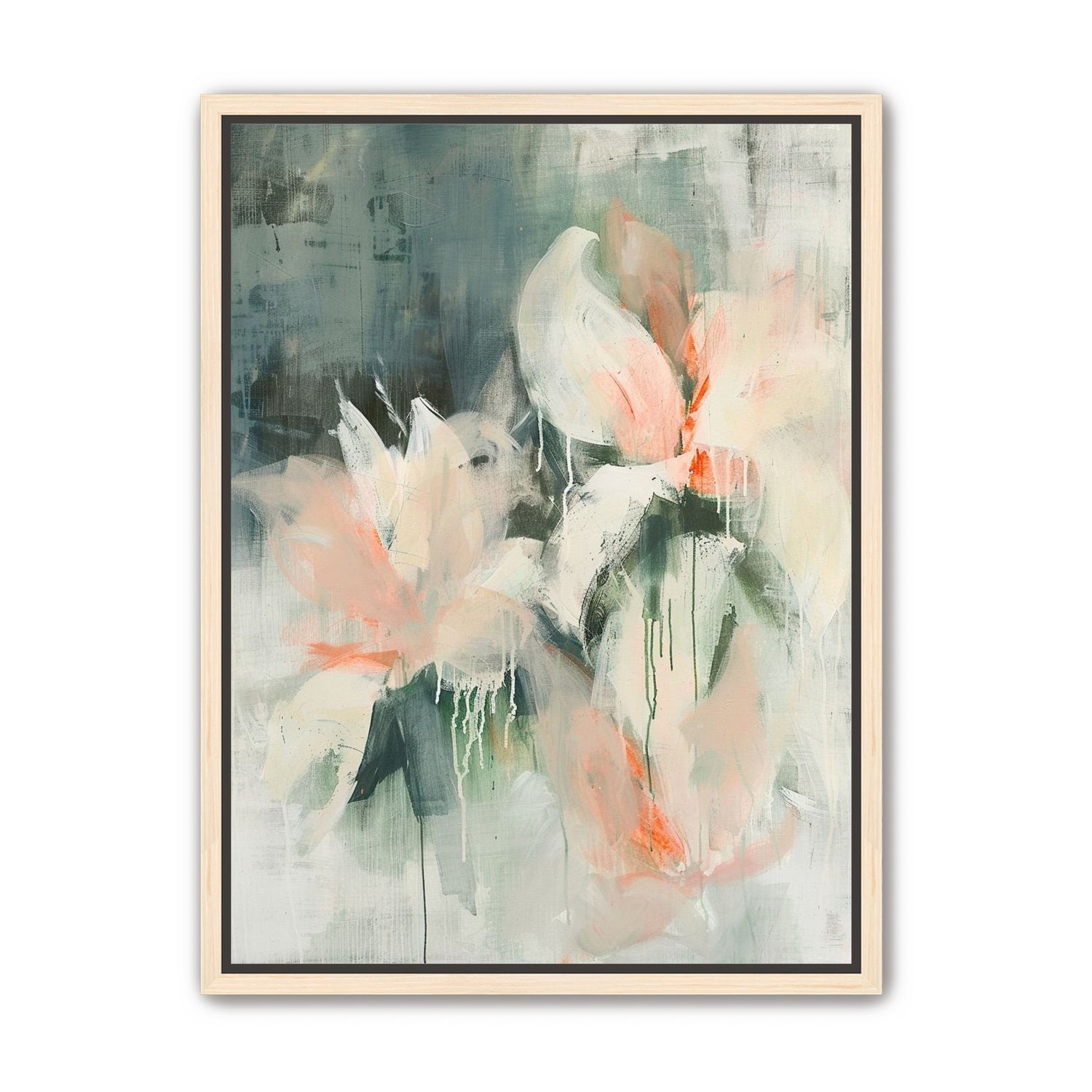 Drips on pale petals