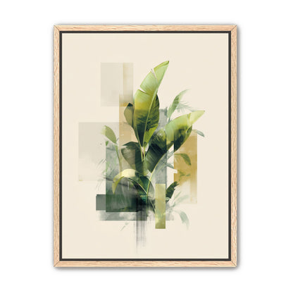 Leaves through quiet panels