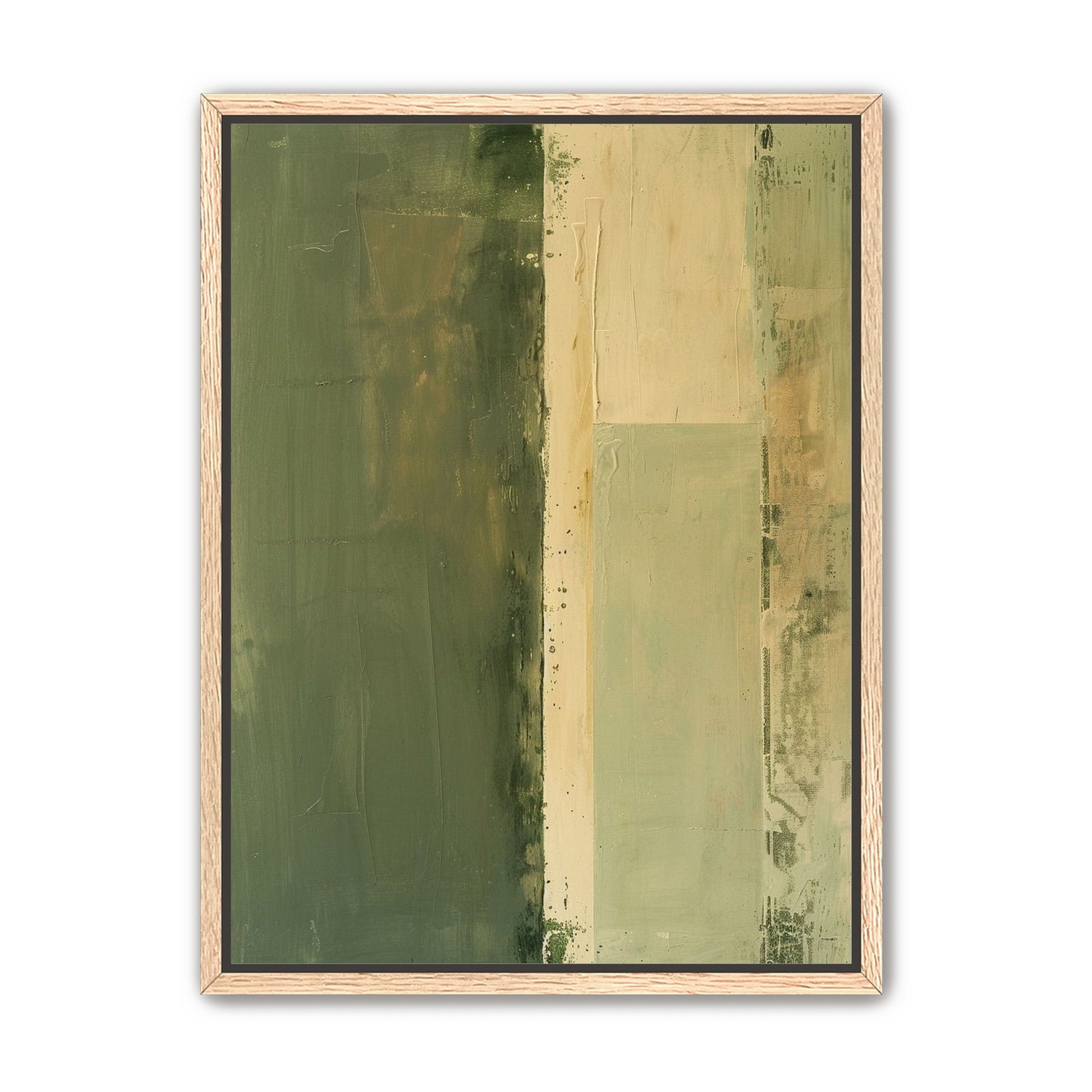 Pale seam in olive field